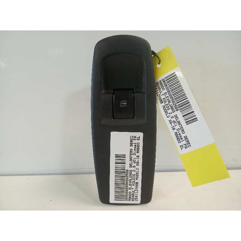 Recambio de mando elevalunas delantero derecho para renault koleos 2.0 dci diesel fap referencia OEM IAM 25411JY00B 2750 