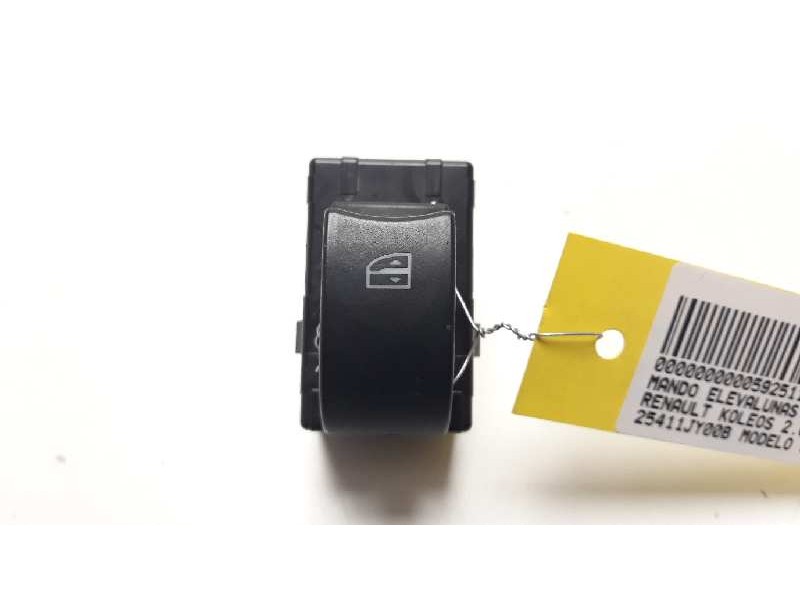 Recambio de mando elevalunas trasero derecho para renault koleos 2.0 dci diesel fap referencia OEM IAM 25411JY00B  
