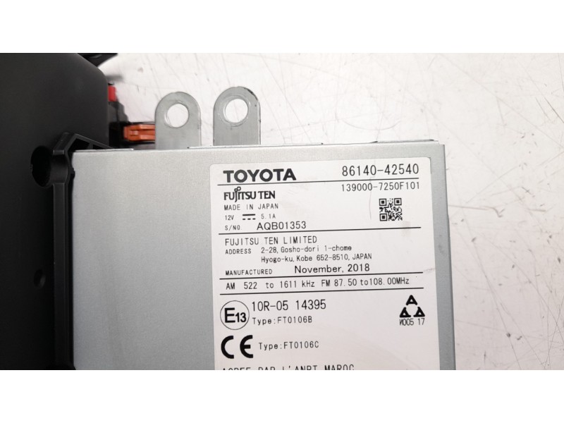 Recambio de sistema navegacion gps para toyota rav4 referencia OEM IAM 8614042540  