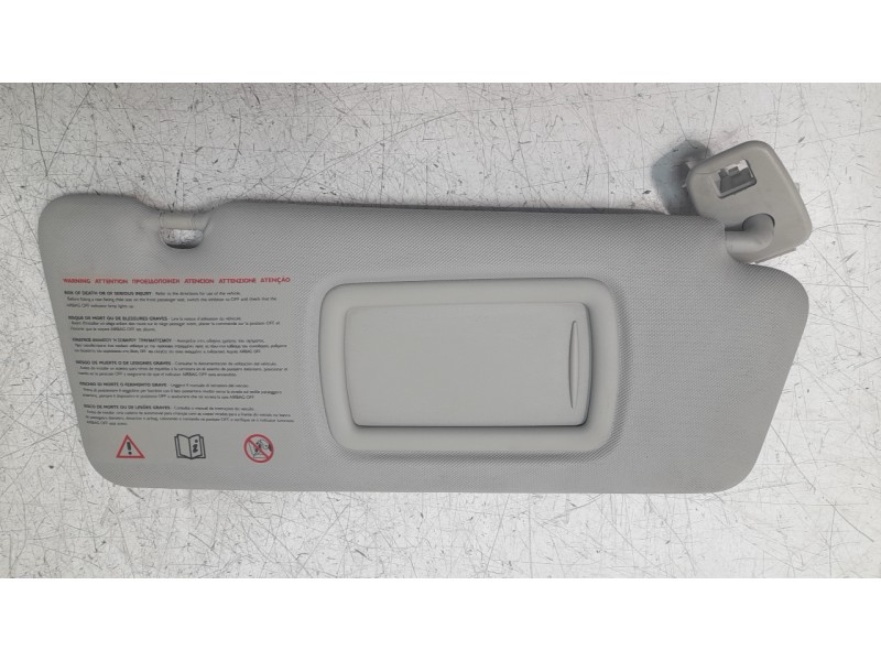 Recambio de parasol derecho para renault laguna iii dynamique referencia OEM IAM 964004114R  