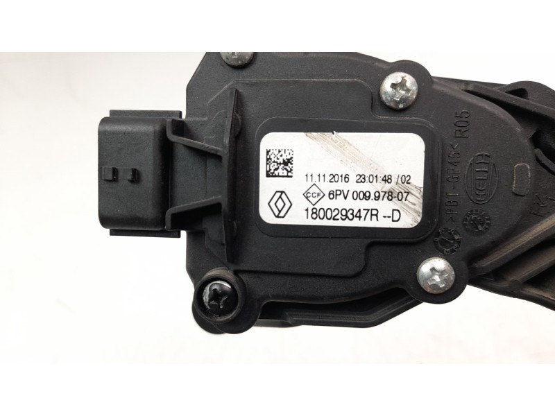 Recambio de potenciometro pedal para renault clio iv 1.5 dci diesel fap referencia OEM IAM 180029347R 6PV009978 