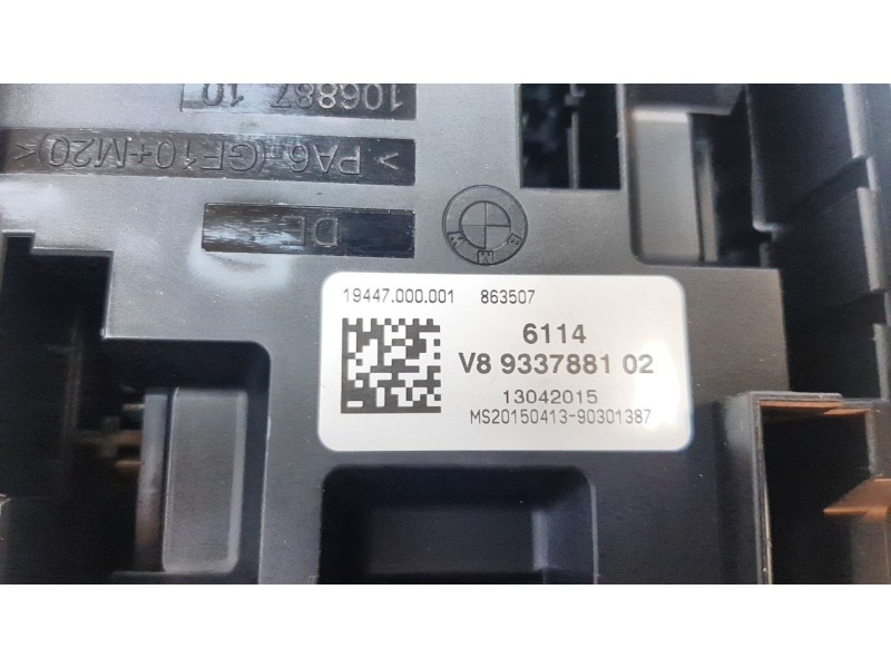 Recambio de caja reles / fusibles para bmw serie 3 lim. (f30) 318d referencia OEM IAM 61149337881  