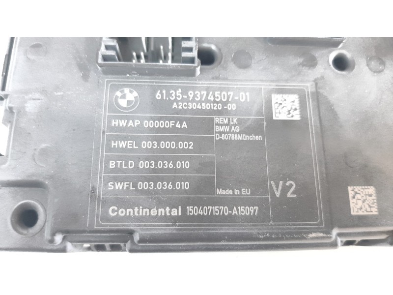 Recambio de caja reles / fusibles para bmw serie 3 lim. (f30) 318d referencia OEM IAM 61359374507 A2C30450120 