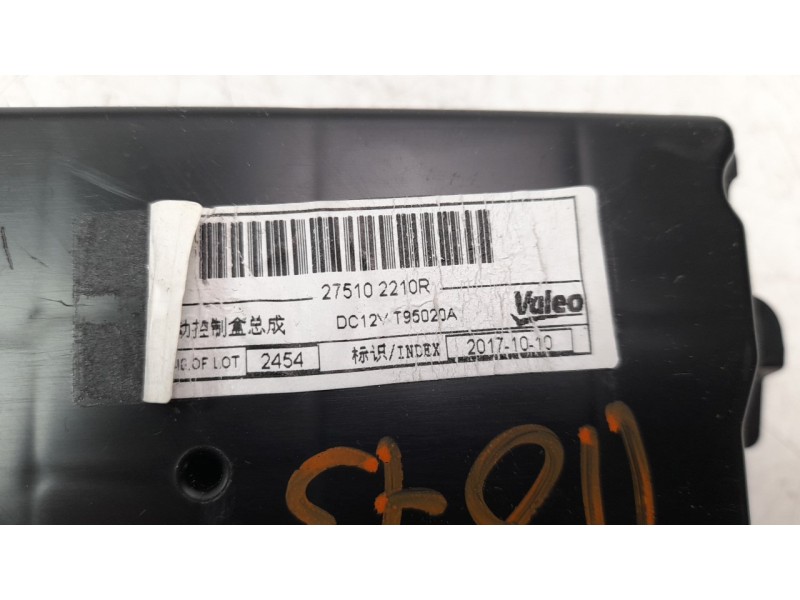 Recambio de mando climatizador para renault kadjar 1.6 tce energy referencia OEM IAM 275102210R  