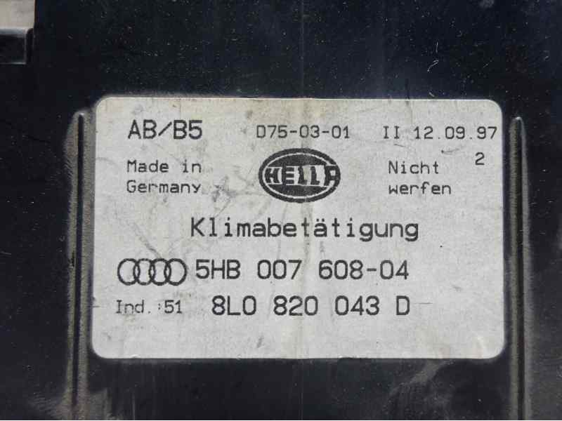 Recambio de mando climatizador para audi a3 (8l) referencia OEM IAM 8L0820043D 5HB00760804 