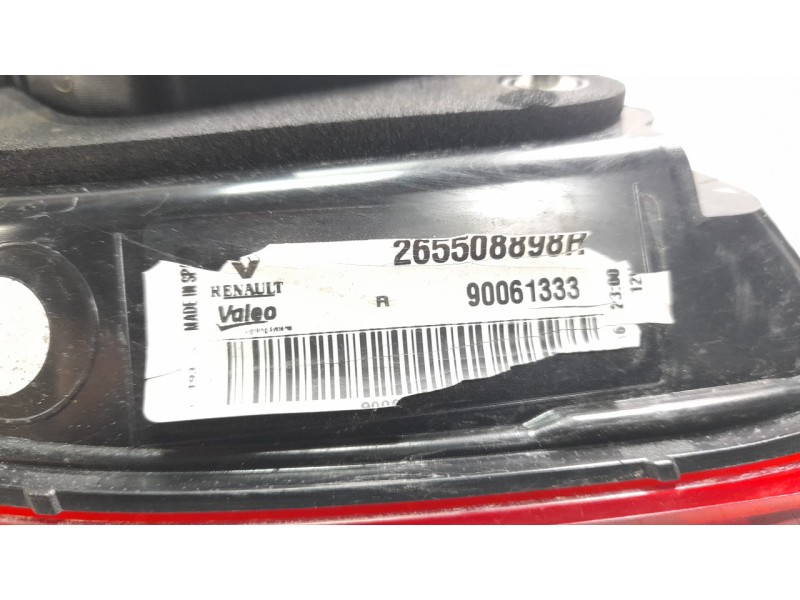 Recambio de piloto trasero derecho interior para renault kadjar 1.5 dci diesel fap energy referencia OEM IAM 265508898R 103F1805