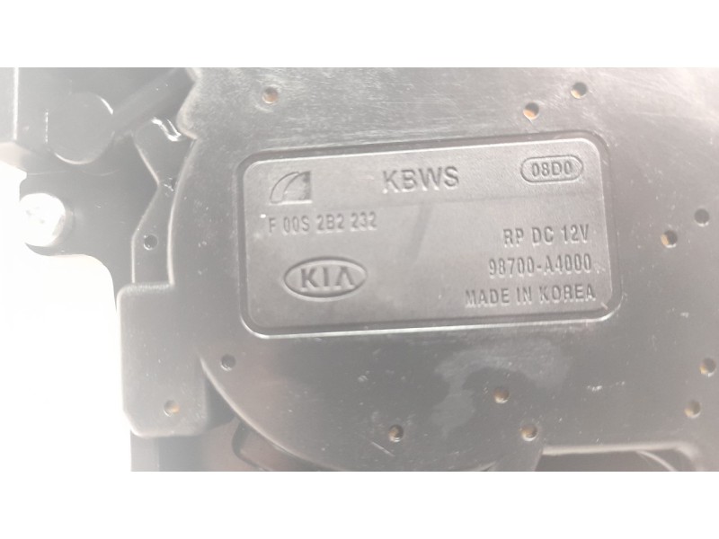 Recambio de motor limpia trasero para kia carens ( ) 1.6 gdi cat referencia OEM IAM 98700A4000  