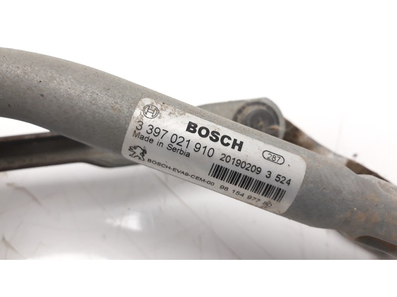 Recambio de motor limpia delantero para peugeot 208 1.2 16v vti referencia OEM IAM 9815497780 3397021910 0390241589