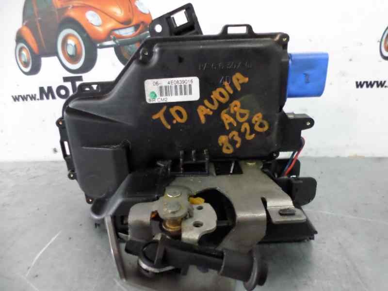 Recambio de cerradura puerta trasera derecha para audi a8 (4e2) 4.0 tdi quattro referencia OEM IAM 4E0839016  