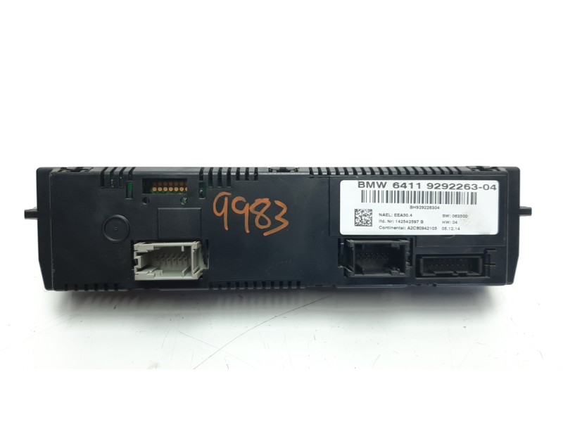 Recambio de mando climatizador para bmw x1 (e84) sdrive 18d referencia OEM IAM 64119292263 BH9292226304 