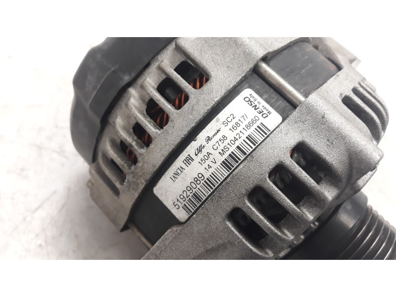 Recambio de alternador para alfa romeo giulia (952) 2.2 jtdm cat referencia OEM IAM 51929089 ALF860404 