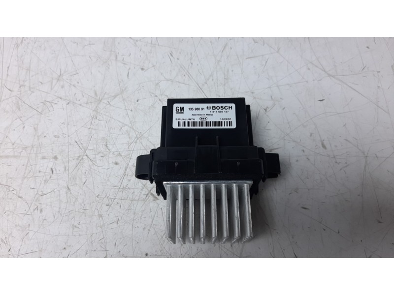Recambio de resistencia calefaccion para opel astra j lim. 1.6 cdti dpf referencia OEM IAM 13598091  