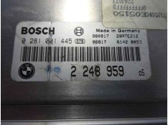 Recambio de centralita motor uce para bmw serie 3 berlina (e46) 320d referencia OEM IAM 2248959 0281001445  2