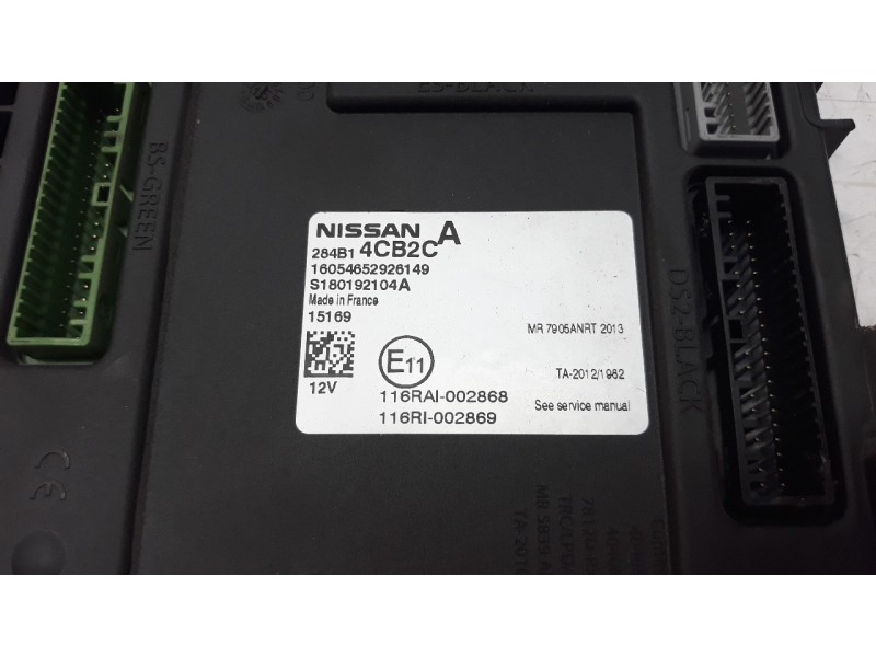Recambio de modulo electronico para nissan qashqai (j11) 1.6 dci turbodiesel cat referencia OEM IAM 284B14CB2C  