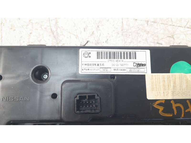 Recambio de mando climatizador para nissan qashqai (j11) tekna referencia OEM IAM 27500HV00A 275004EA1A 
