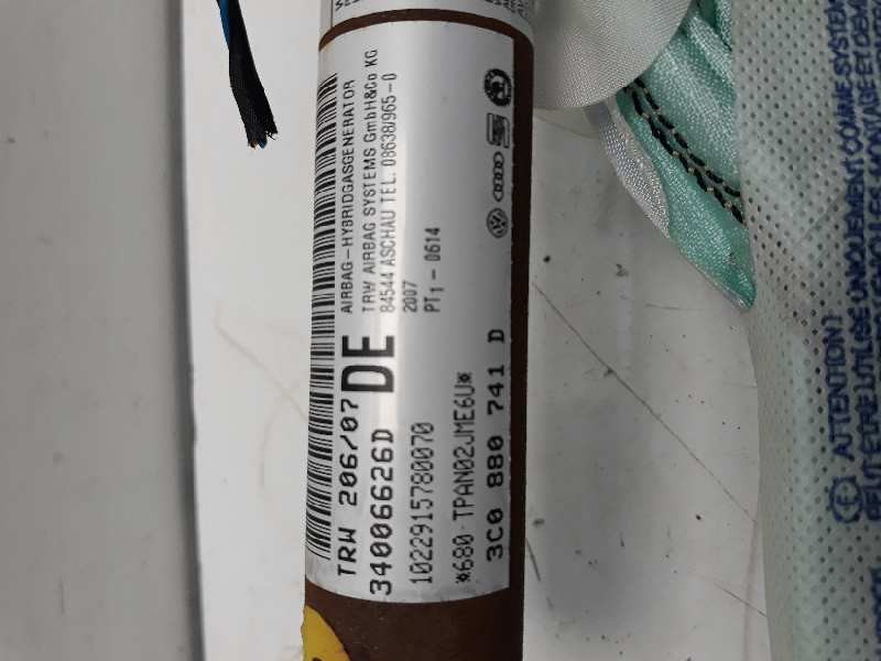 Recambio de airbag cortina delantero izquierdo para volkswagen passat berlina (3c2) advance referencia OEM IAM 3C0880741D  
