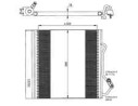 CONDENSADOR / RADIADOR AIRE ACONDICIONADO 0001632V003 0001632V003 35720