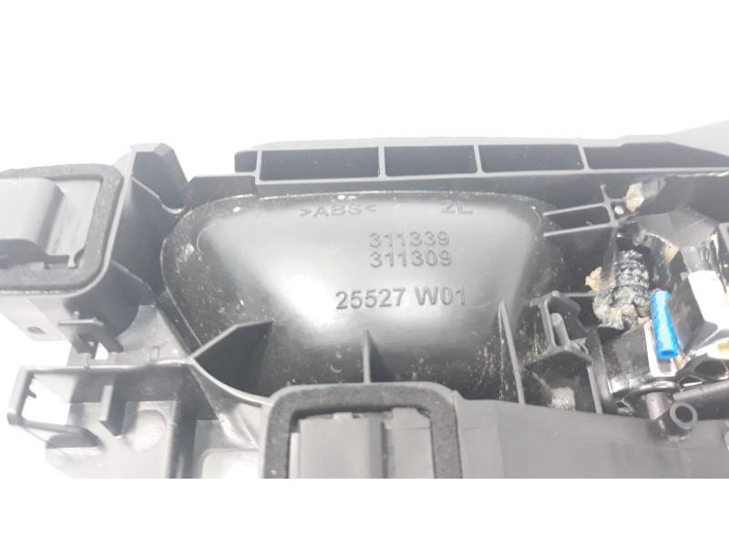 Recambio de maneta interior trasera izquierda para peugeot 308 1.2 12v e-thp referencia OEM IAM 25527W01  
