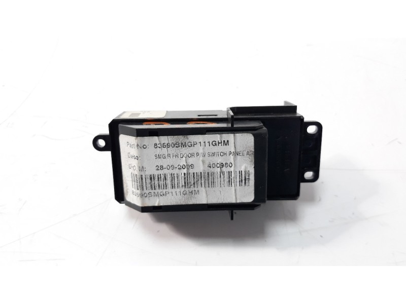 Recambio de mando elevalunas delantero derecho para honda civic berlina 5 (fk) 2.2 ctdi referencia OEM IAM 83590SMGG02  