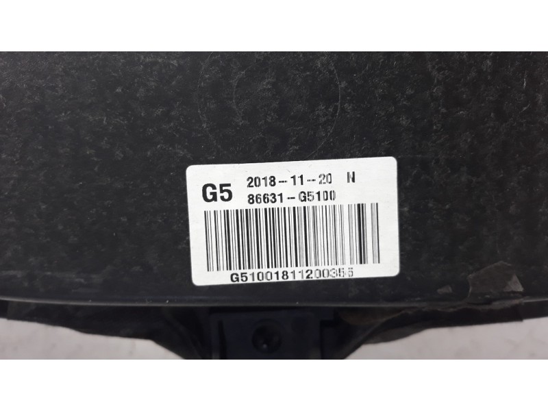 Recambio de refuerzo paragolpes trasero para kia niro referencia OEM IAM 86631G5100  