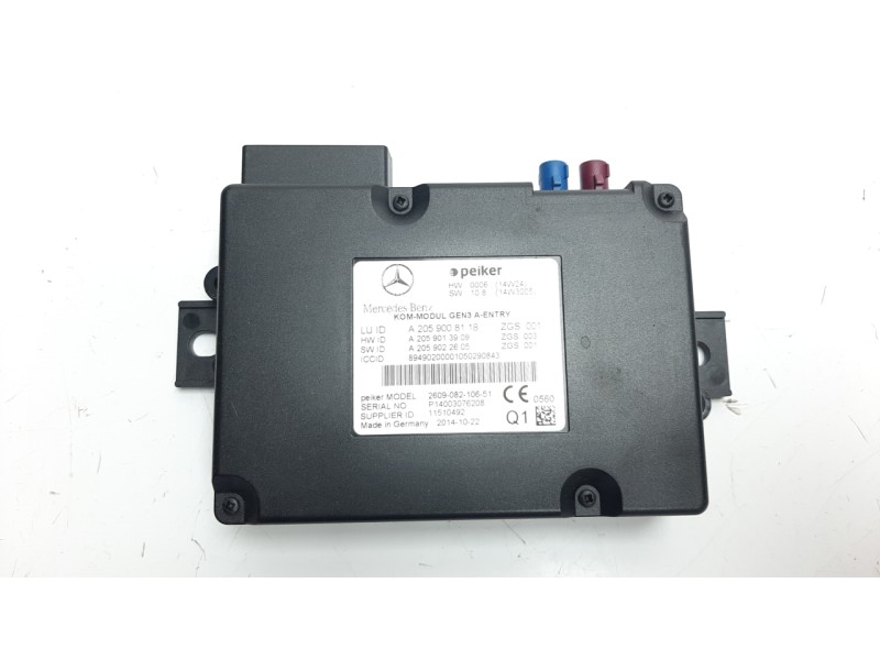Recambio de modulo electronico para mercedes-benz clase c (w205) lim. c 220 cdi bluetec (205.004) referencia OEM IAM A2059008118