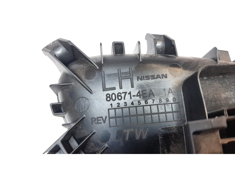 Recambio de maneta exterior trasera izquierda para nissan qashqai (j11) tekna referencia OEM IAM 806714EA1A  
