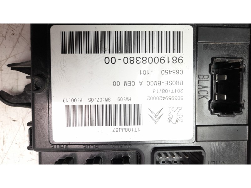Recambio de modulo electronico para citroen c4 grand picasso 2.0 blue-hdi fap referencia OEM IAM 9819008380  
