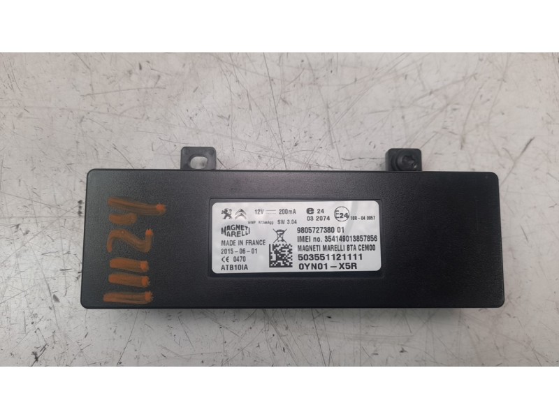 Recambio de modulo electronico para peugeot 308 1.6 blue-hdi fap referencia OEM IAM 9805727380  