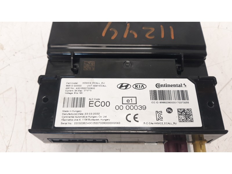 Recambio de modulo electronico para hyundai i20 active 1.0 tgdi cat referencia OEM IAM 96510Q0000  