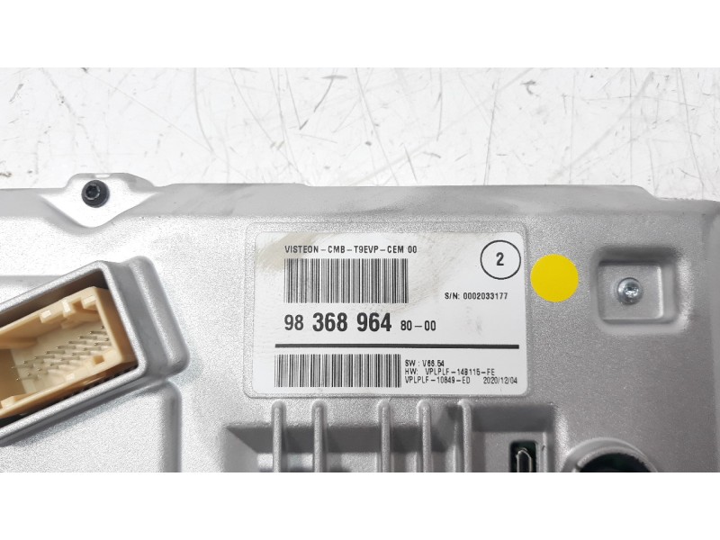 Recambio de cuadro instrumentos para peugeot 308 sw 1.5 blue-hdi fap referencia OEM IAM 9836896480  
