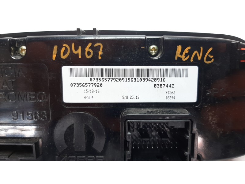 Recambio de mando climatizador para jeep renegade 1.6 cat referencia OEM IAM 7356577920  