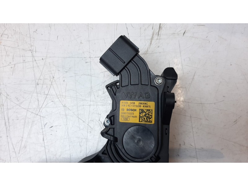 Recambio de potenciometro pedal para volkswagen polo (6c1) 1.4 tdi referencia OEM IAM 826C1721503B  