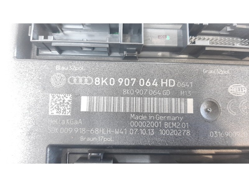 Recambio de modulo confort para audi a4 ber. (b8) 2.0 16v tdi referencia OEM IAM 8K0907064HD 8K0907064GD 
