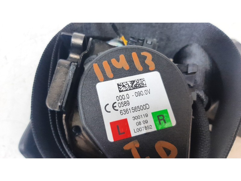 Recambio de cinturon seguridad trasero derecho para bmw serie 3 berlina (g20) 2.0 16v turbodiesel referencia OEM IAM 636156500D 