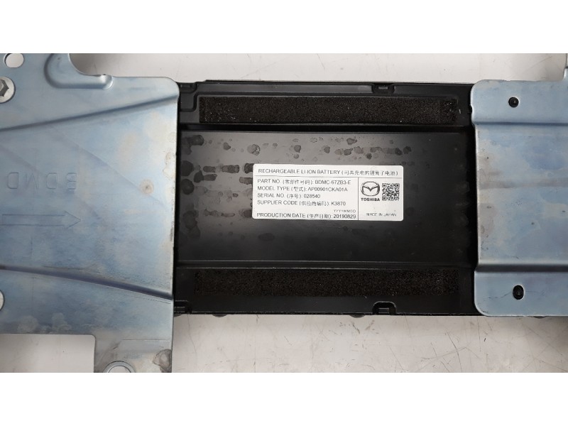 Recambio de bateria para mazda 3 berlina (bp) referencia OEM IAM BDMC67ZB3E  