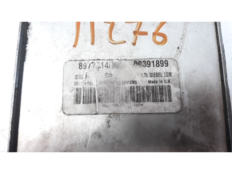 Recambio de centralita motor uce para opel astra g berlina 1.7 16v dti cat (y 17 dt / lr6) referencia OEM IAM 09391899 897231405