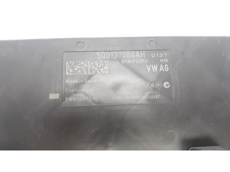 Recambio de modulo electronico para audi a3 sportback (8va) 1.8 16v tfsi referencia OEM IAM 5Q0937084AH 5WK50892H 