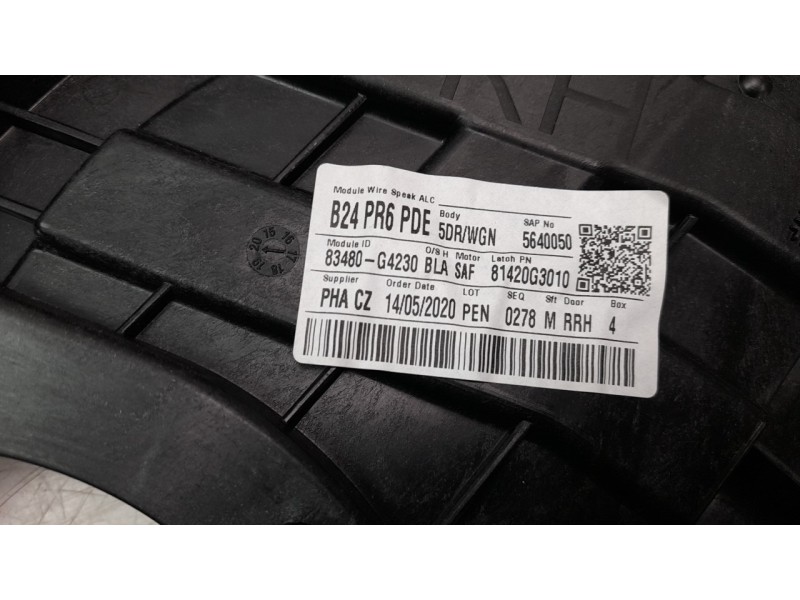 Recambio de elevalunas trasero derecho para hyundai i30 (pd) 1.0 tgdi cat referencia OEM IAM 83481G4000  