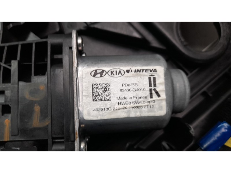Recambio de elevalunas trasero derecho para hyundai i30 (pd) 1.0 tgdi cat referencia OEM IAM 83481G4000  