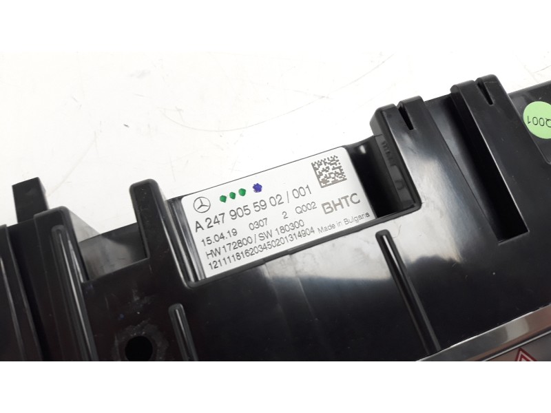 Recambio de mando climatizador para mercedes-benz cla-klasse (bm 118) 1.3 cat referencia OEM IAM A2479055902  