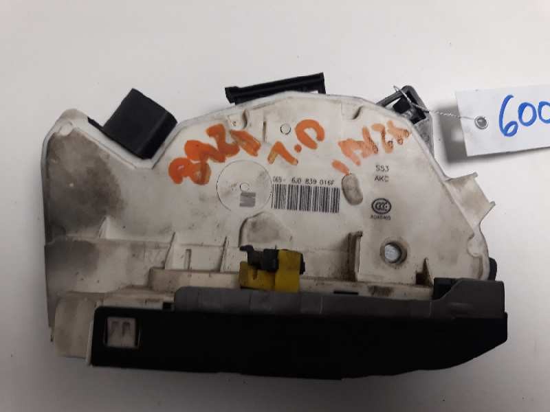 Recambio de cerradura puerta trasera derecha para seat ibiza (6j5) stylance / style referencia OEM IAM 6J0839016F CRDVW1110 