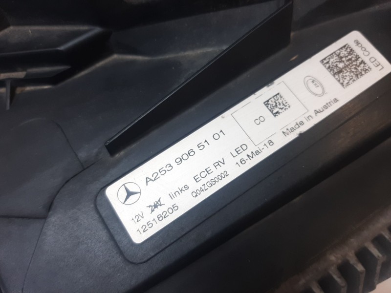Recambio de faro izquierdo para mercedes-benz clase glc (w253) glc 220 d 4matic referencia OEM IAM A2539065101 A2539065101 1101E