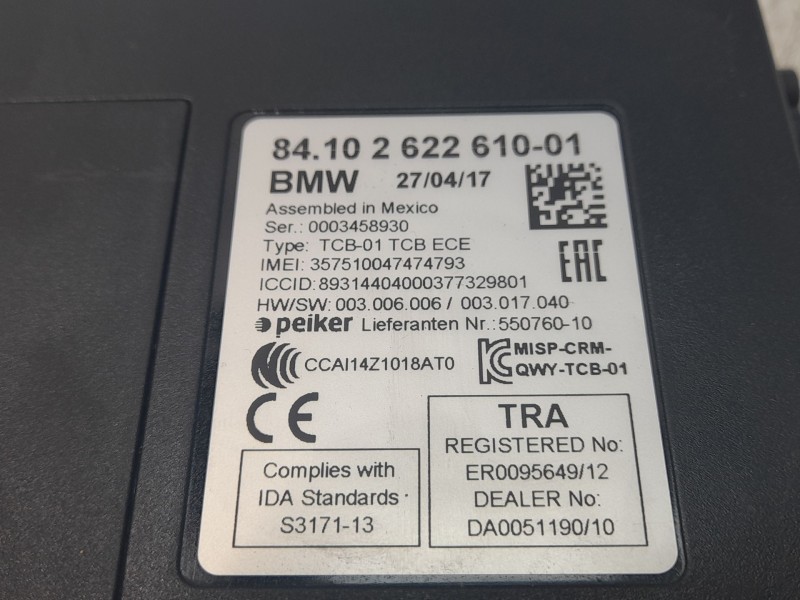 Recambio de modulo electronico para bmw serie x1 (f48) 2.0 16v referencia OEM IAM 84102622610  
