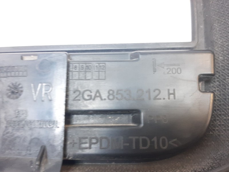 Recambio de rejilla paragolpes derecha para volkswagen t-roc advance style referencia OEM IAM 2GA853212H 2GA853212H 