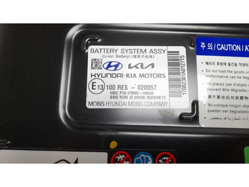 Recambio de bateria para kia stonic (ybcuv) drive referencia OEM IAM 375M0H8000  