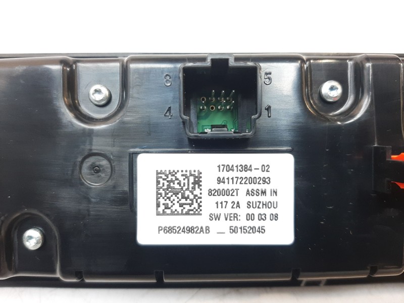Recambio de mando climatizador para jeep compass (m7) longitude fwd referencia OEM IAM 68524982AA  