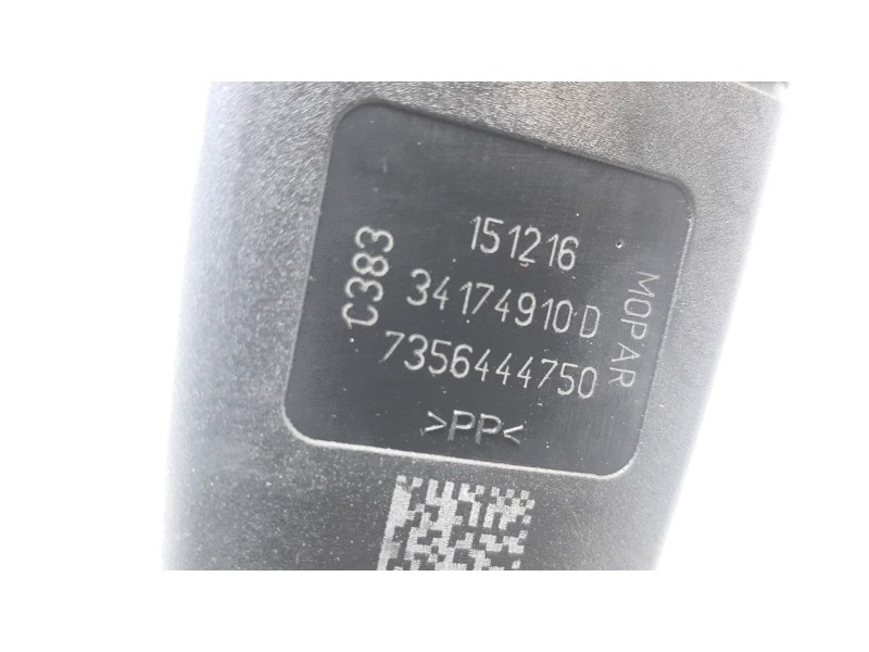 Recambio de enganche cinturon trasero derecho para jeep renegade 1.6 m-jet cat referencia OEM IAM 735644475  