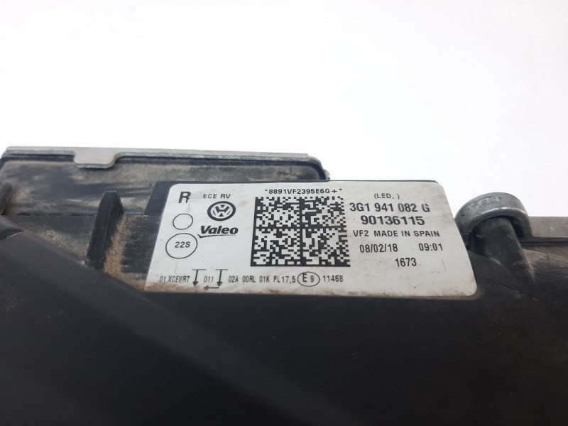 Recambio de faro derecho para volkswagen passat lim. (3g2) 1.8 tsi referencia OEM IAM 3G1941082G 3G1941082G 