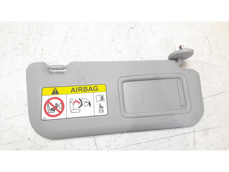 Recambio de parasol derecho para toyota corolla (e21) hybrid style referencia OEM IAM 7431002P60A0  
