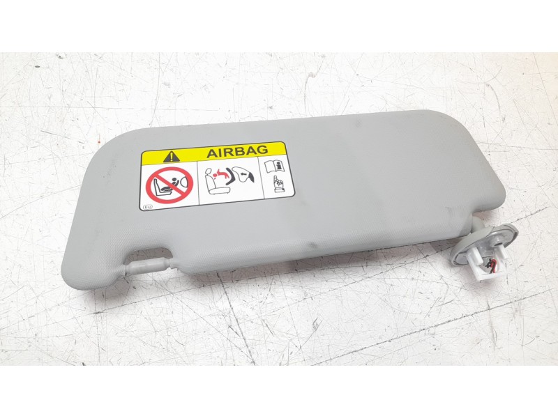 Recambio de parasol derecho para toyota corolla (e21) hybrid style referencia OEM IAM 7431002P60A0  